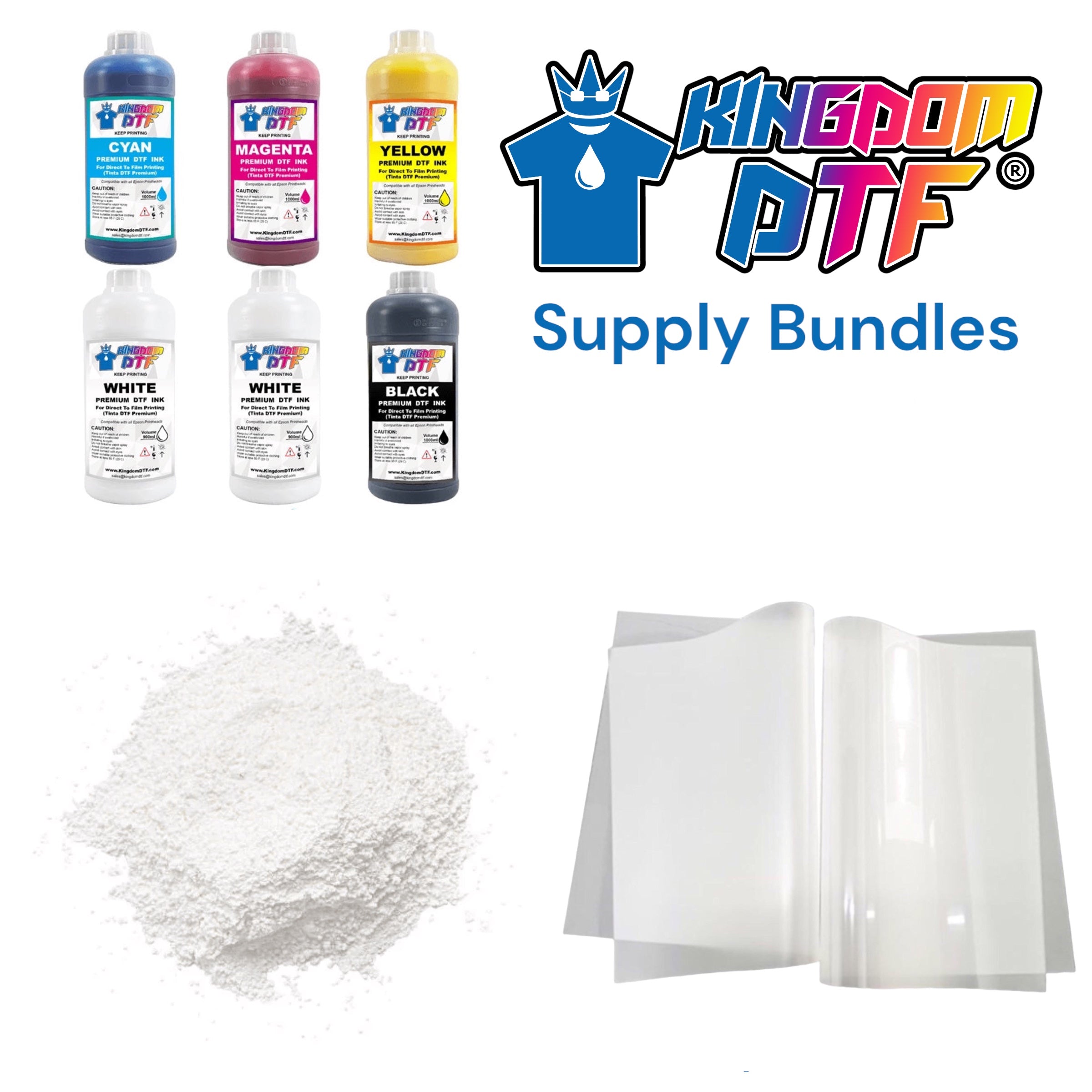 DTF Supplies Box - DTF Inks, DTF Films, DTF Powder for deals DTF Printing