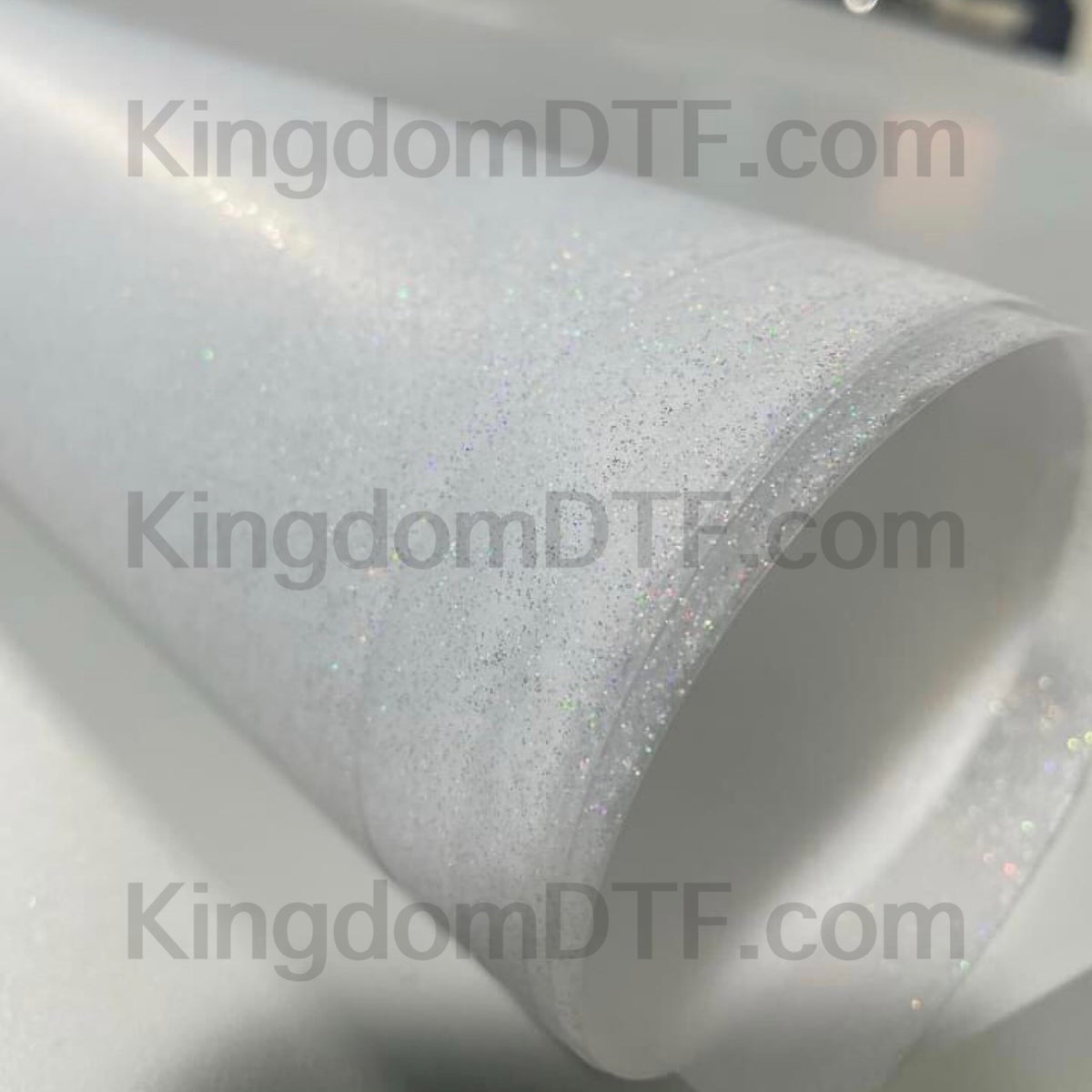 DTF GLITTER DTF PET ROLL Film - approx 12 inches x 30 feet