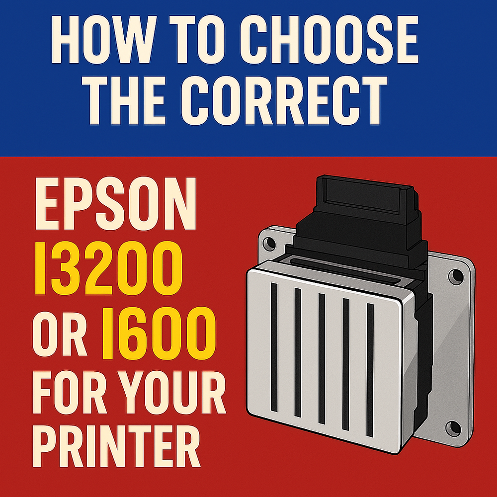 How to Choose the Correct Epson i3200 or i1600 Printhead for your