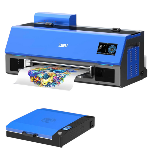 DSV A3 Plus XP600 DTF Printer C13 + Oven