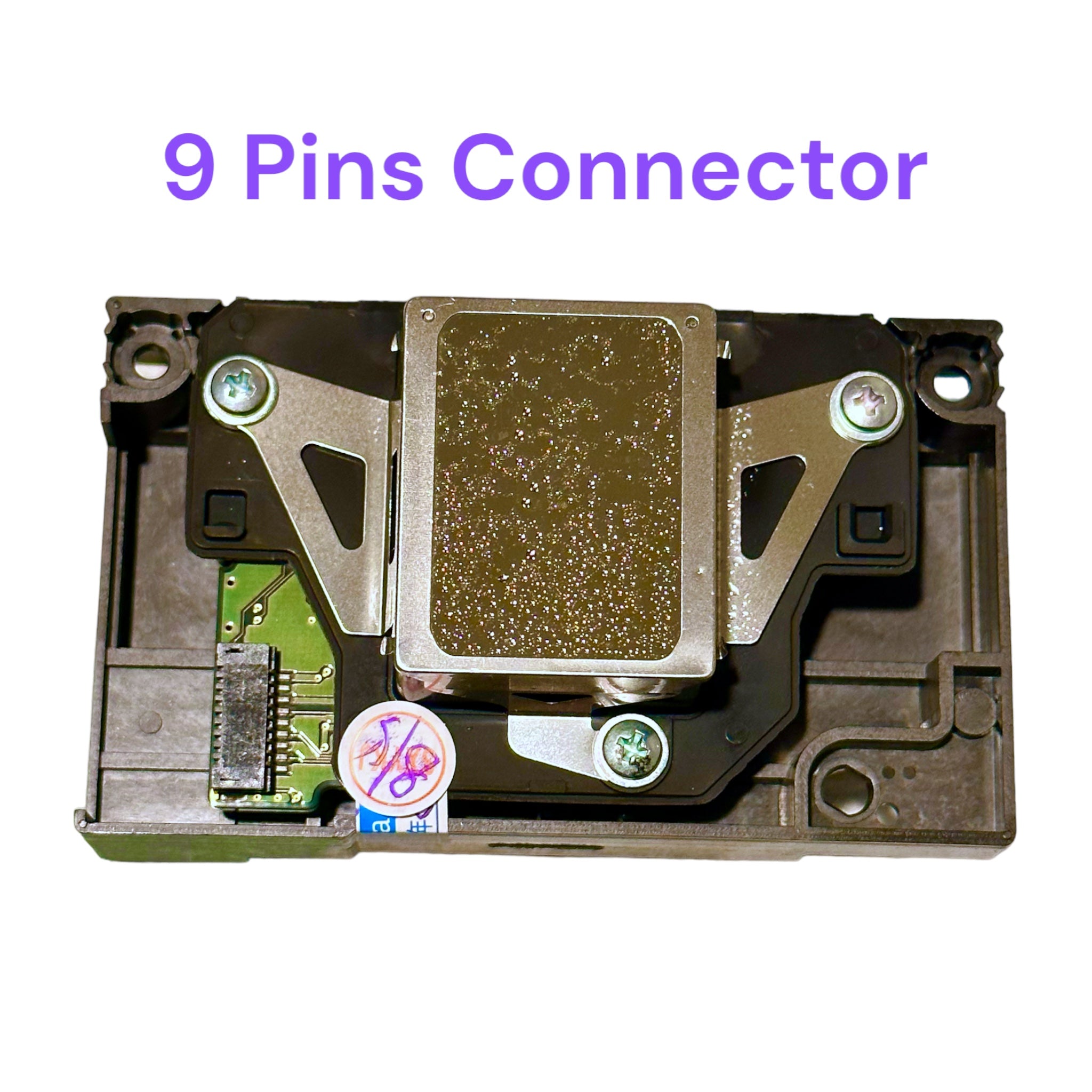 Epson L1800 / 1390 Printhead with GREEN BOARD (Recycled) - 9 Pins Connector