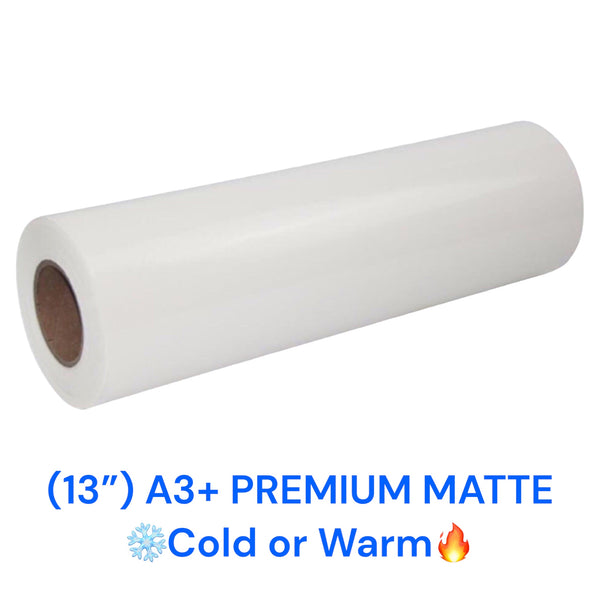 DTF Transfer Film Roll 13" x 328' (A3+) - MATTE Cold/Warm Peel