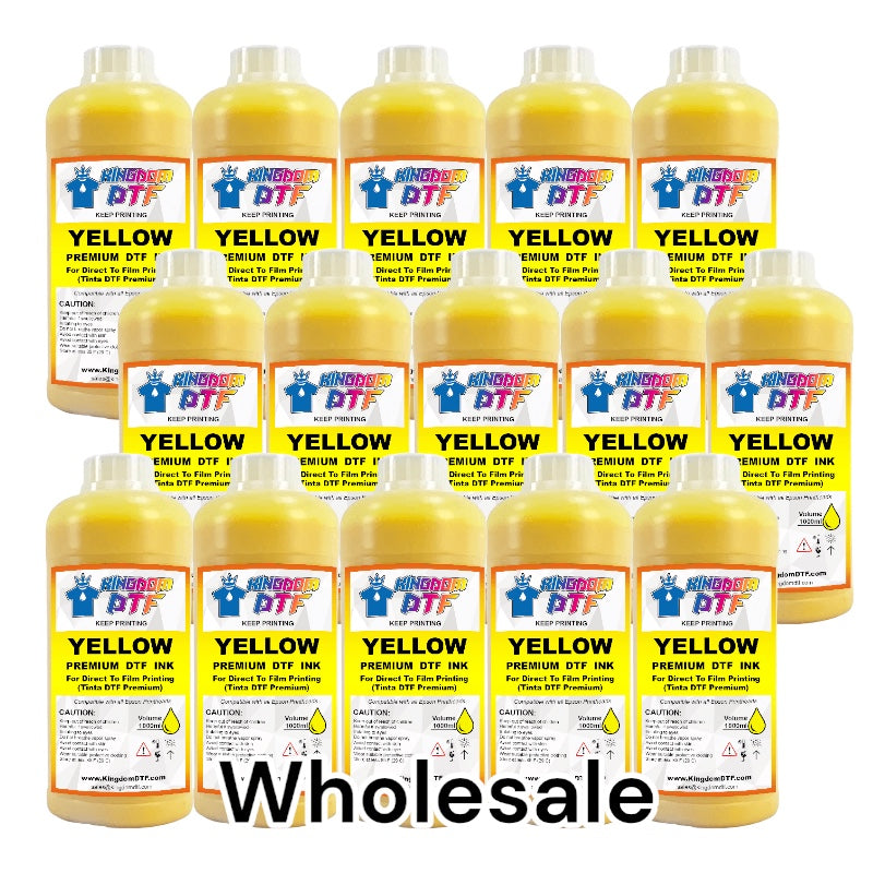 Yellow DTF Ink - Best Direct To Film Ink - WHOLESALE EXPIRING SOON