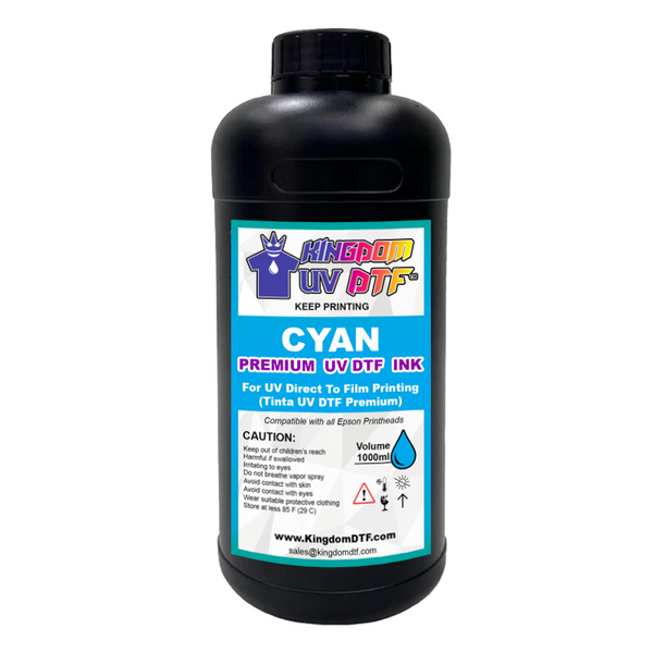 Cyan UV DTF Ink