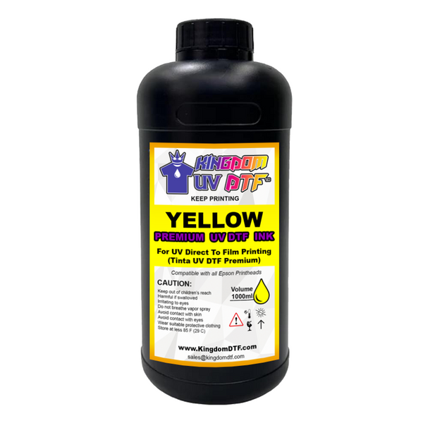 Yellow UV DTF Ink