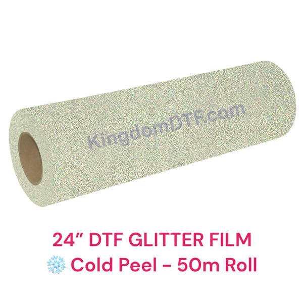 Forever DTF Glitter Film Roll 24" x 164' Feet (50m) - Cold Peel