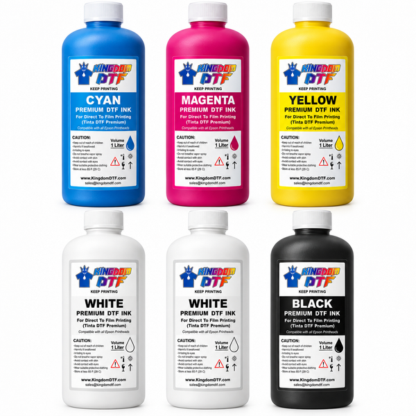 DTF White Ink Clog-Less MAX™ Liter (1000ml) | Smooth Flow
