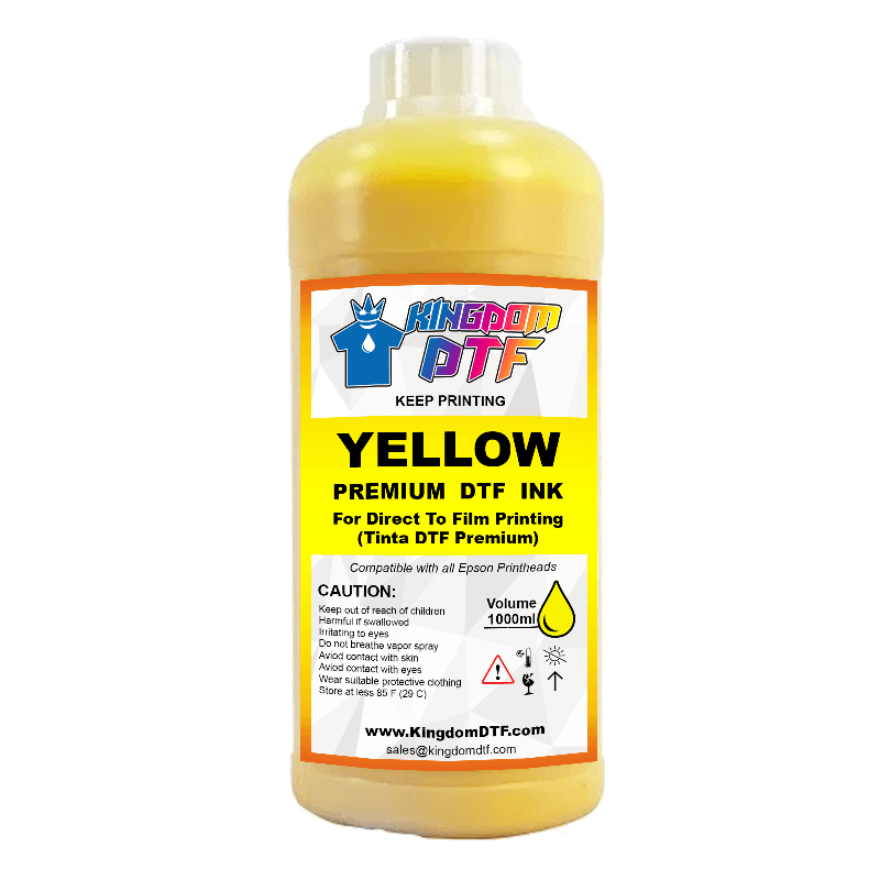 Uninet 100/1000 Direct to Film (DTF) Yellow Ink - 1 Liter